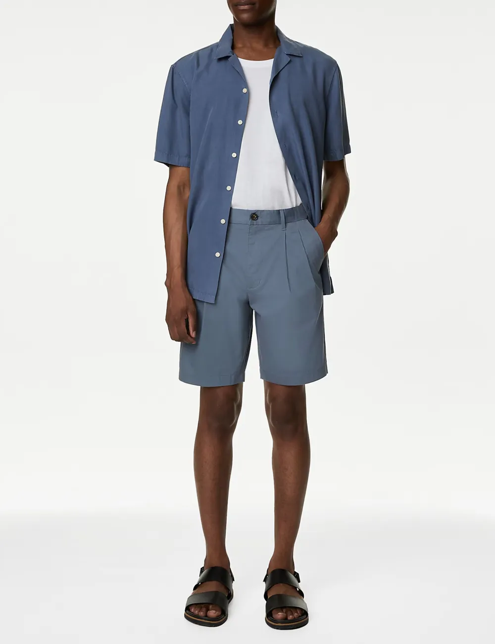 Super Lightweight Twin Pleat Chino Shorts