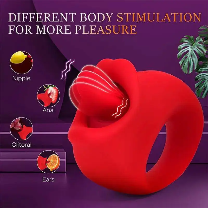 Honey Tongue 10 Frequency Vibrating Masturbator