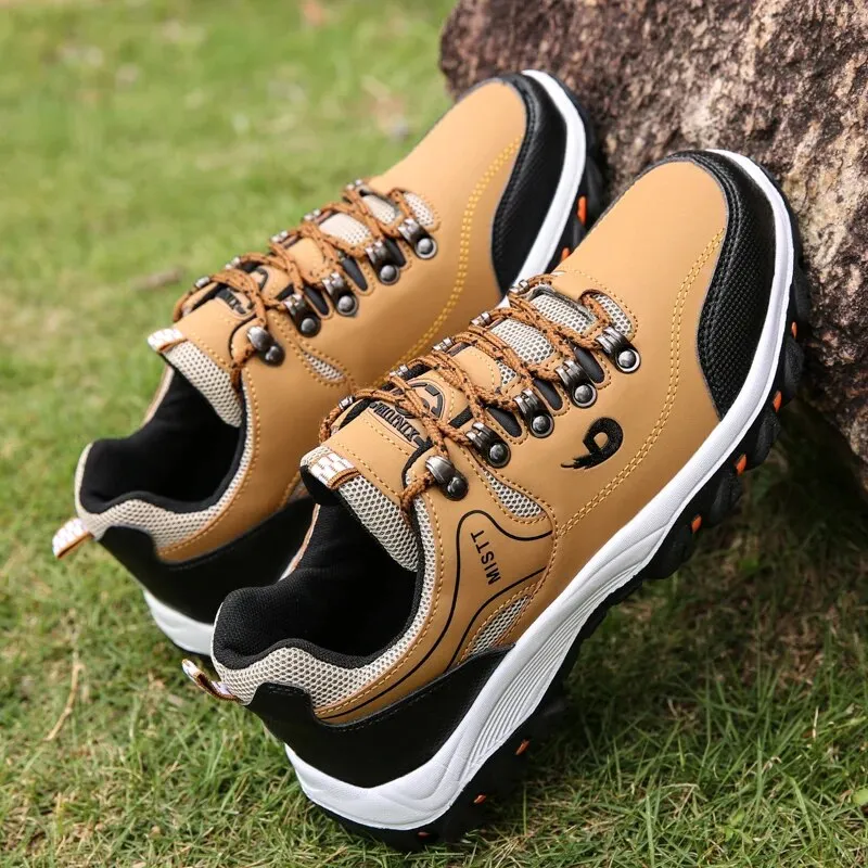 🔥Last Day Promotion 70% OFF 🎁 Men's Casual Leather Good Arch Support & Non-slip Outdoor Breathable Walking Shoes