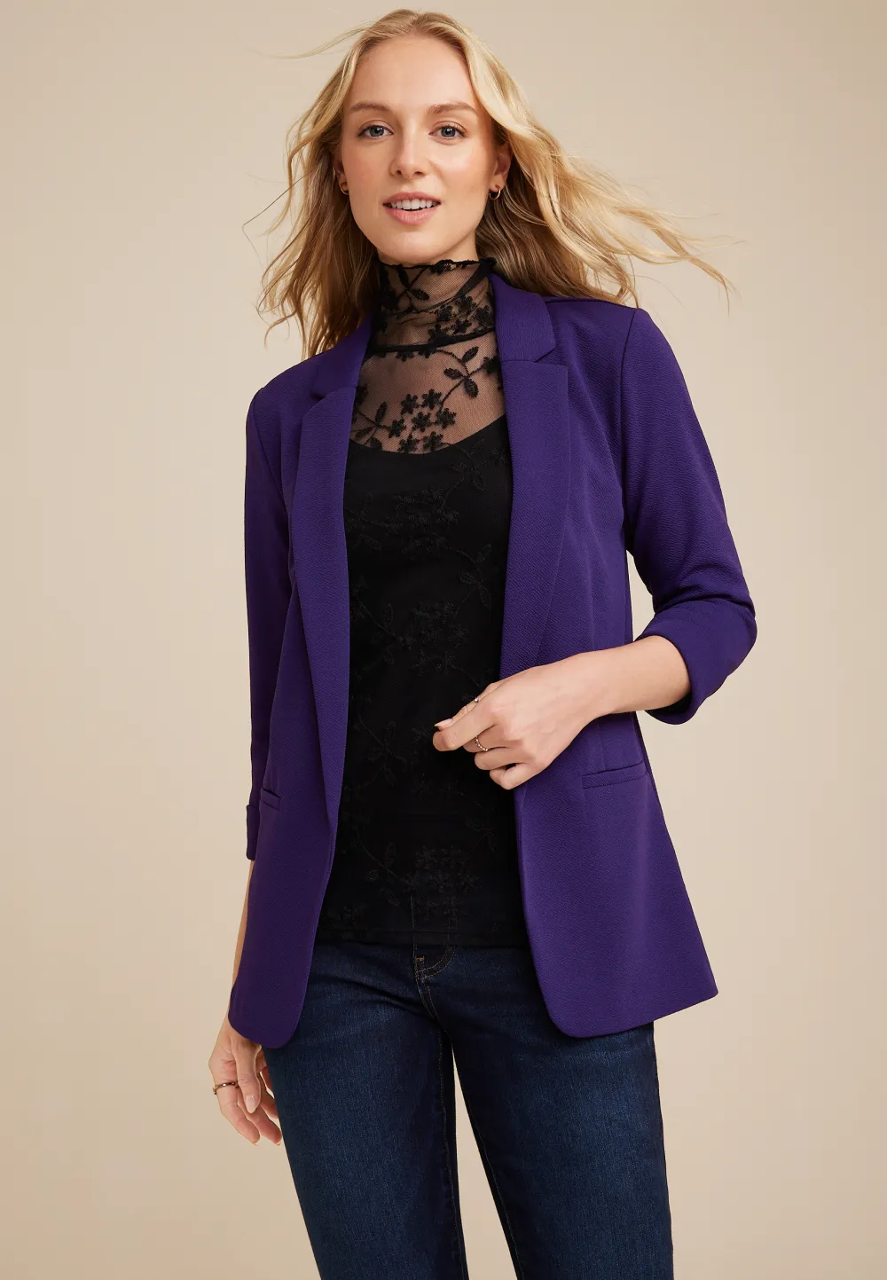 Versa Open Front Blazer