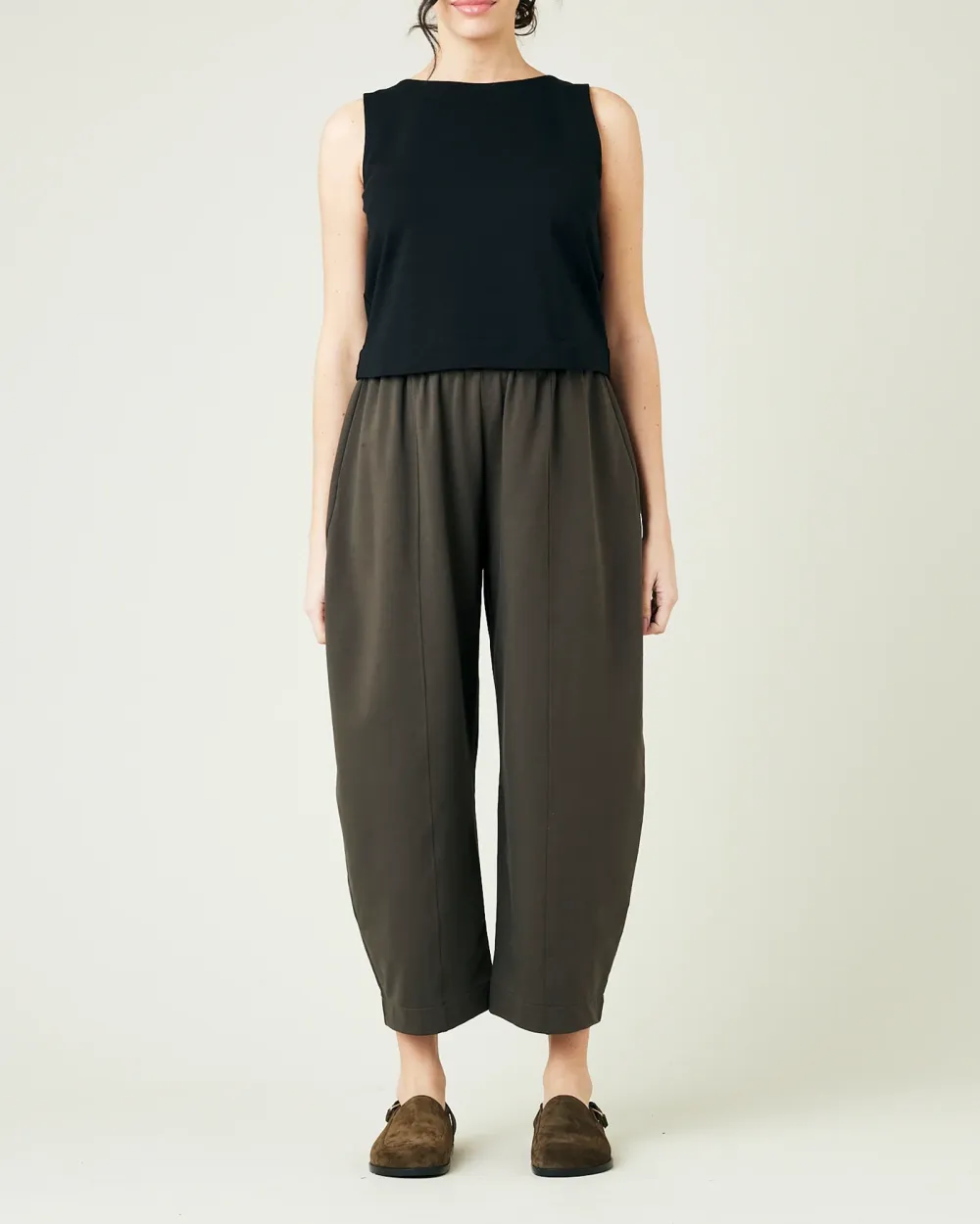 ESPRESSO JERSEY TROUSERS