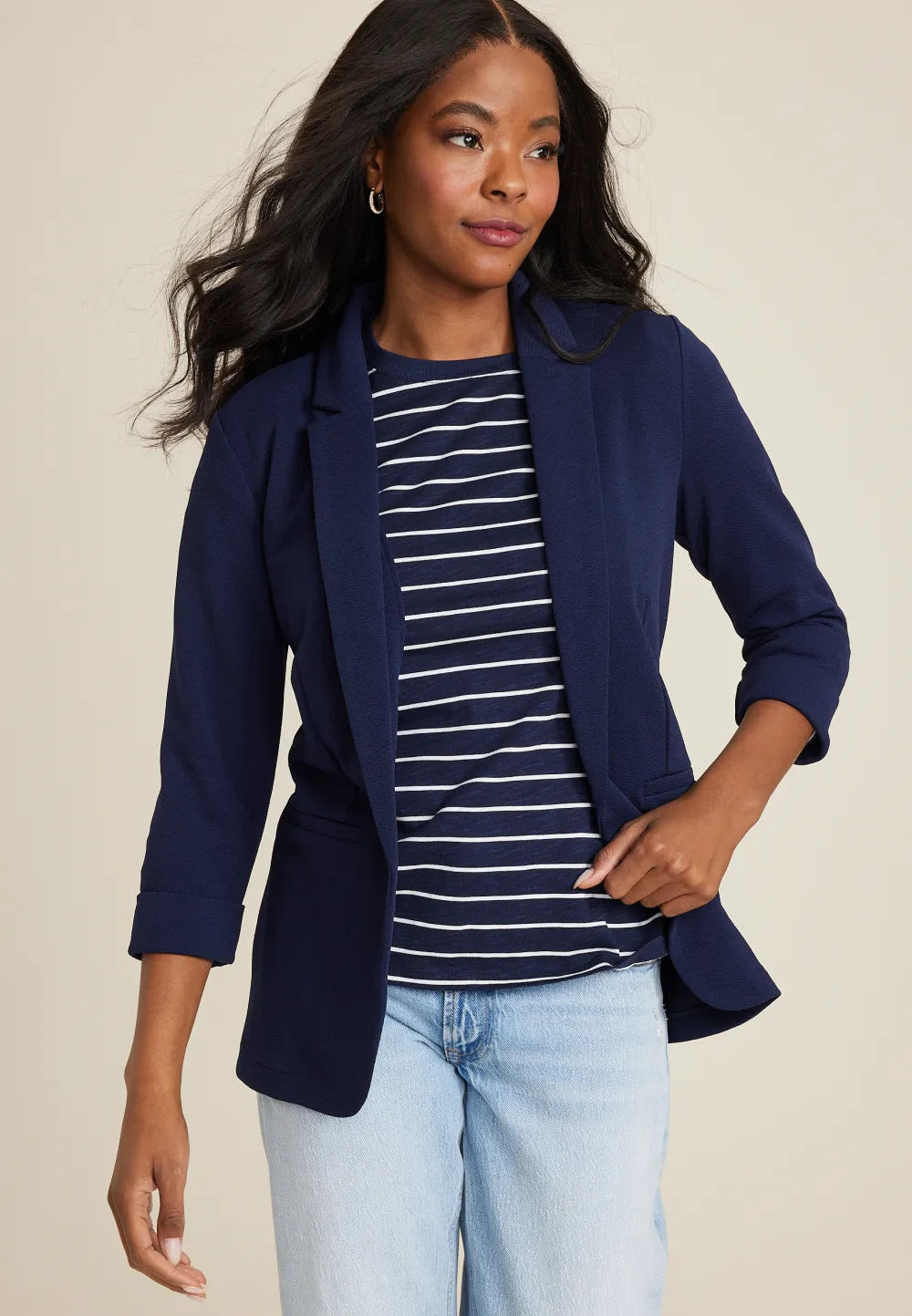 Versa Open Front Blazer