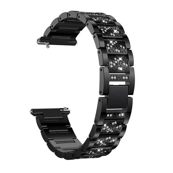 Stainless Steel Diamond Bracelet Watch Replacement Band Strap For Fitbit Versa Quick Release SmartWatch Fashion Accessories