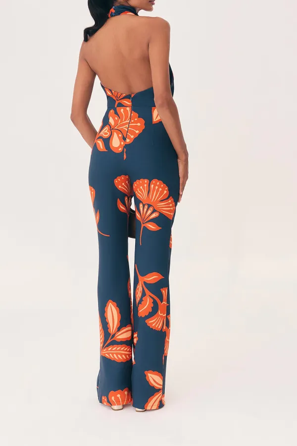 Art Botanical Print Nara Jumpsuit