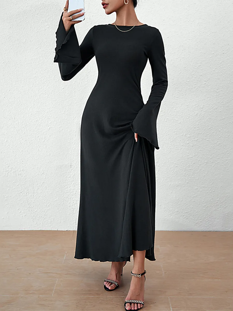 Women's Temperament Backless Dress