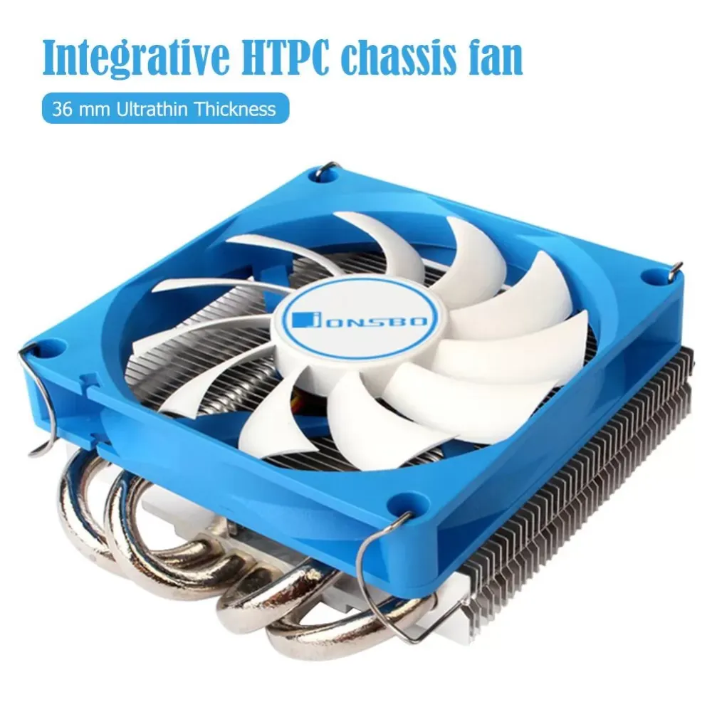 Jonsbo HP-400 CPU Cooling Fan HTPC Case All-In-One PC 4 Heat Pipes Radiator