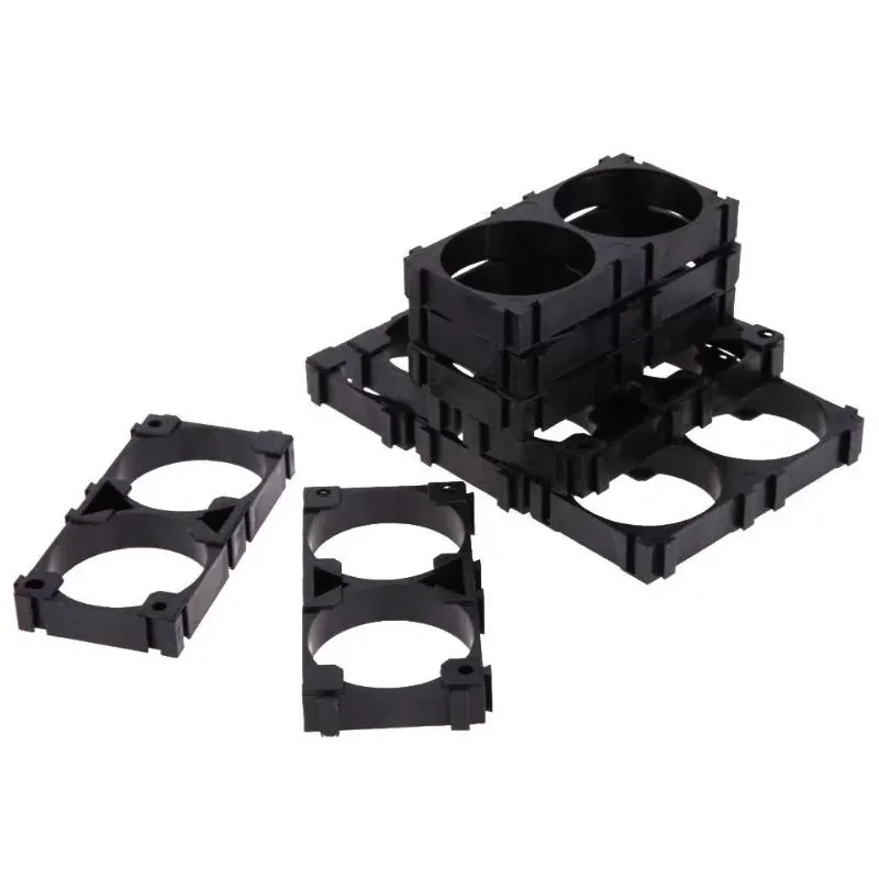 10pcs/lot 32650 2x Battery Holder Bracket Cell Safety Anti Vibration Plastic Brackets for 32650 Batteries Storage Box