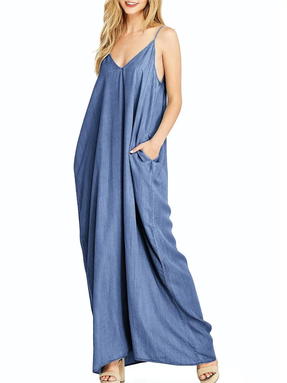 Spellbound Chambray Maxi Dress