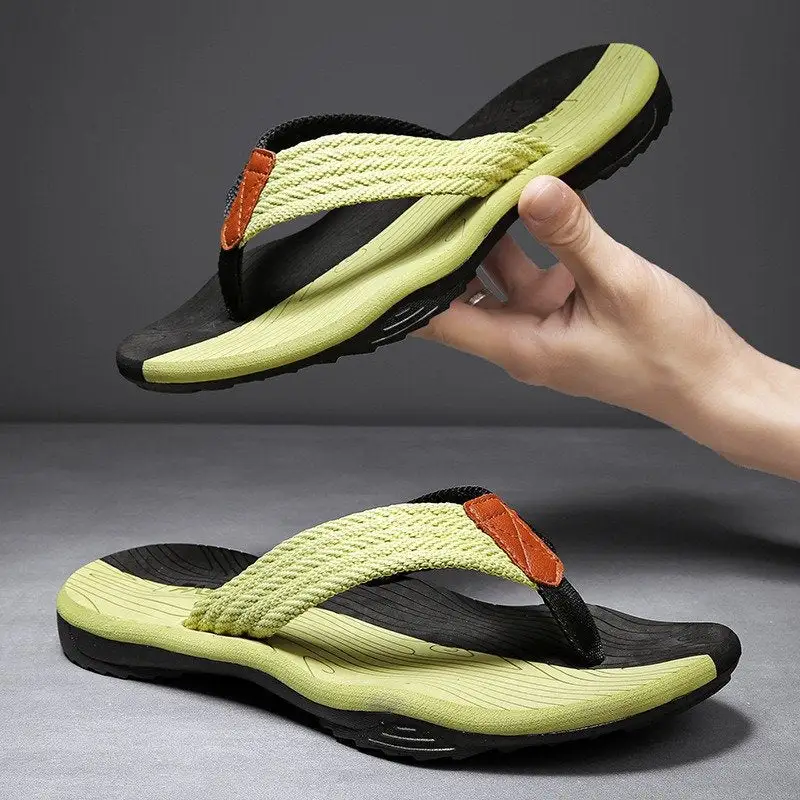 Orthopedic Sandals Men Wide Width Comfy Flat Sporty Flip-flops Trendy Summer