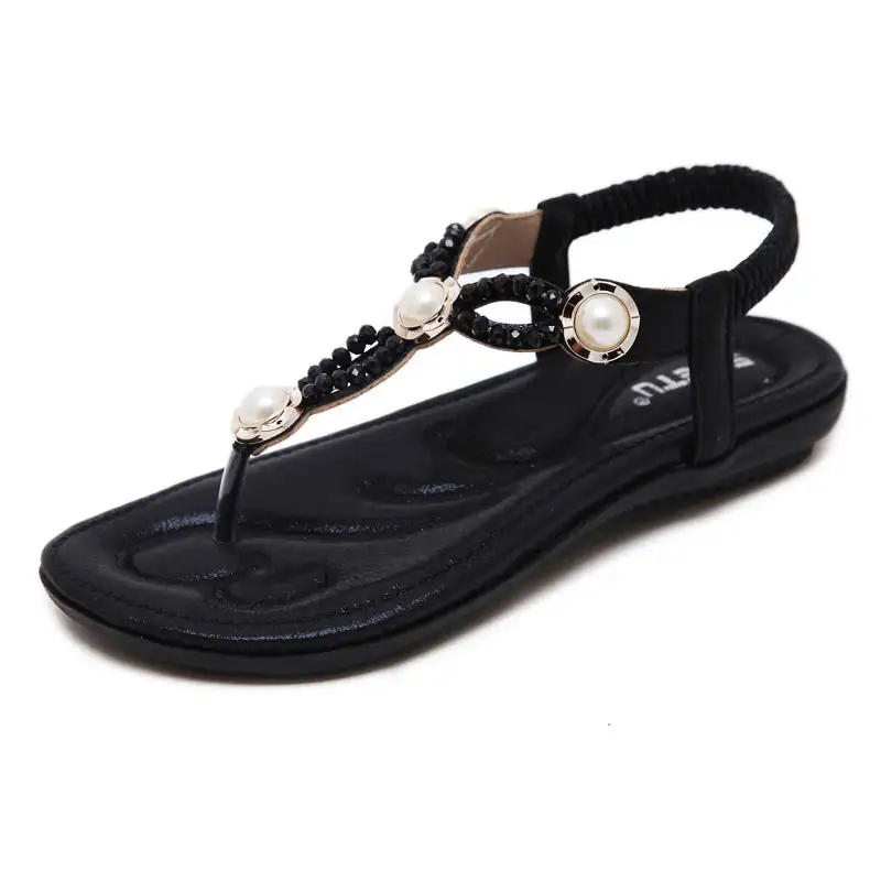 Cilool Elegant FashionCasual  Rhinestone  Sandals