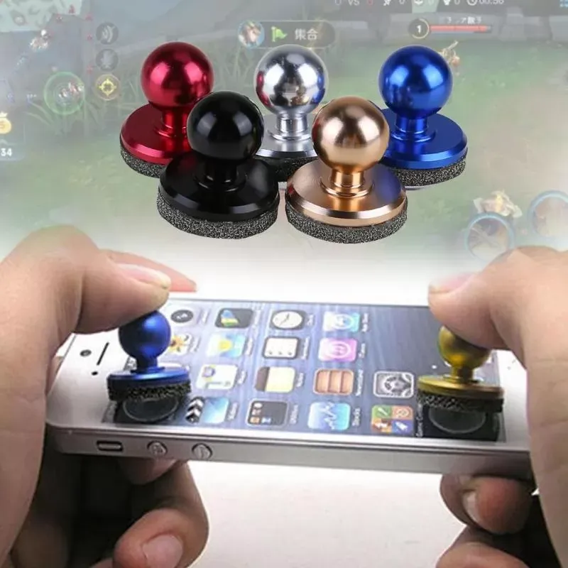 Mini Game Joystick Joypad Touch Screen sliver mobile joysticks controller For iPhone iPad Android Phone