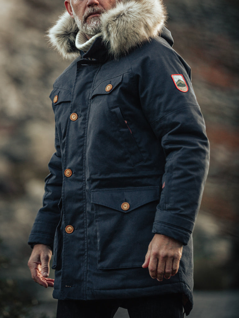 Men's Navy Parka