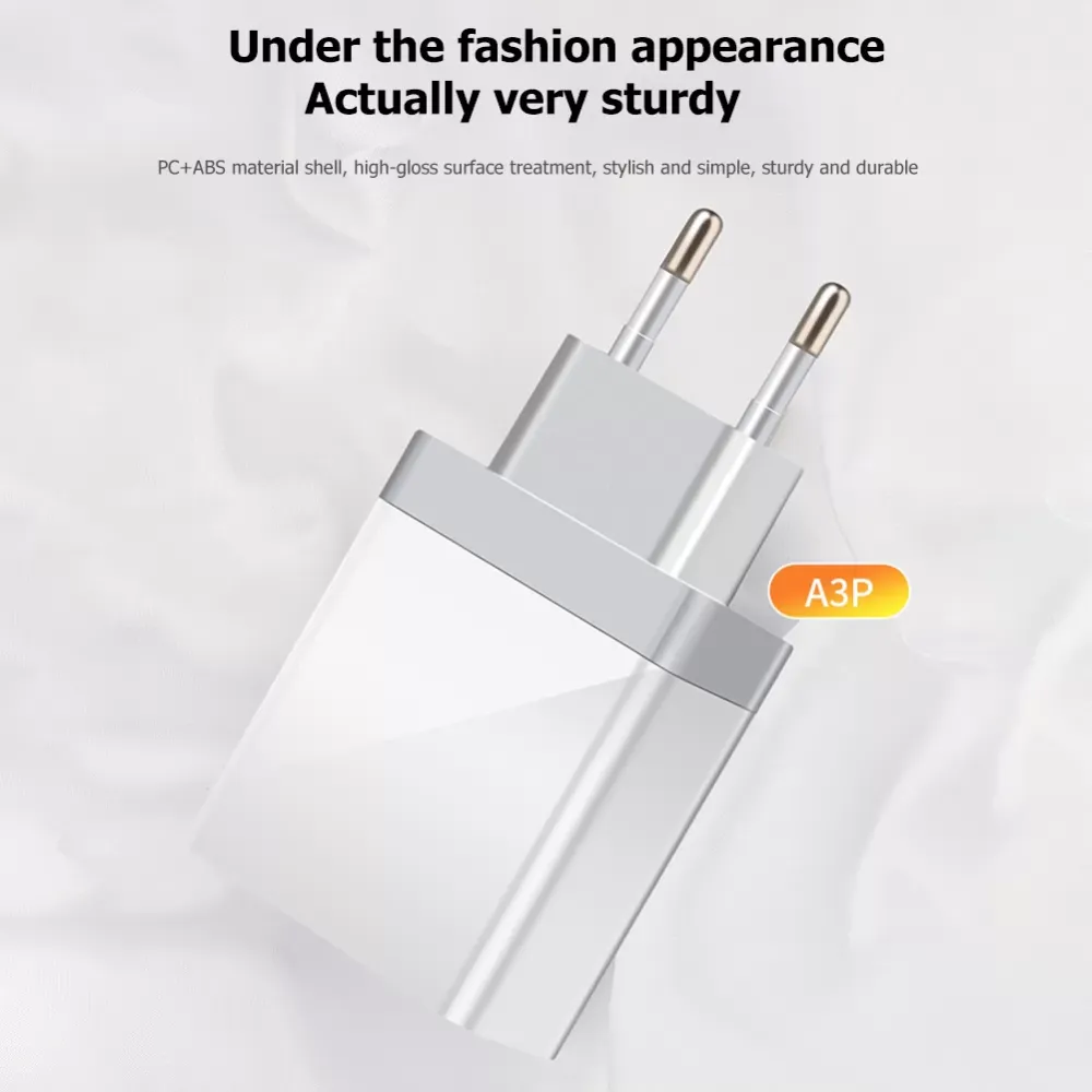 US/EU 30W PD USB Charger Power Delivery USB Type C Wall Charger Fast Charging Power Adapter for iPhone Tablet Laptop