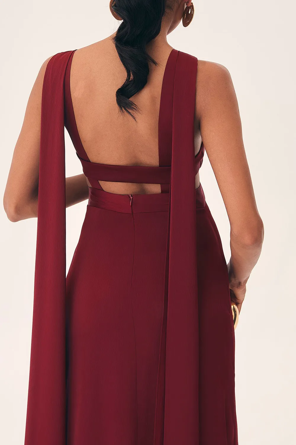 Backless Taj Dress