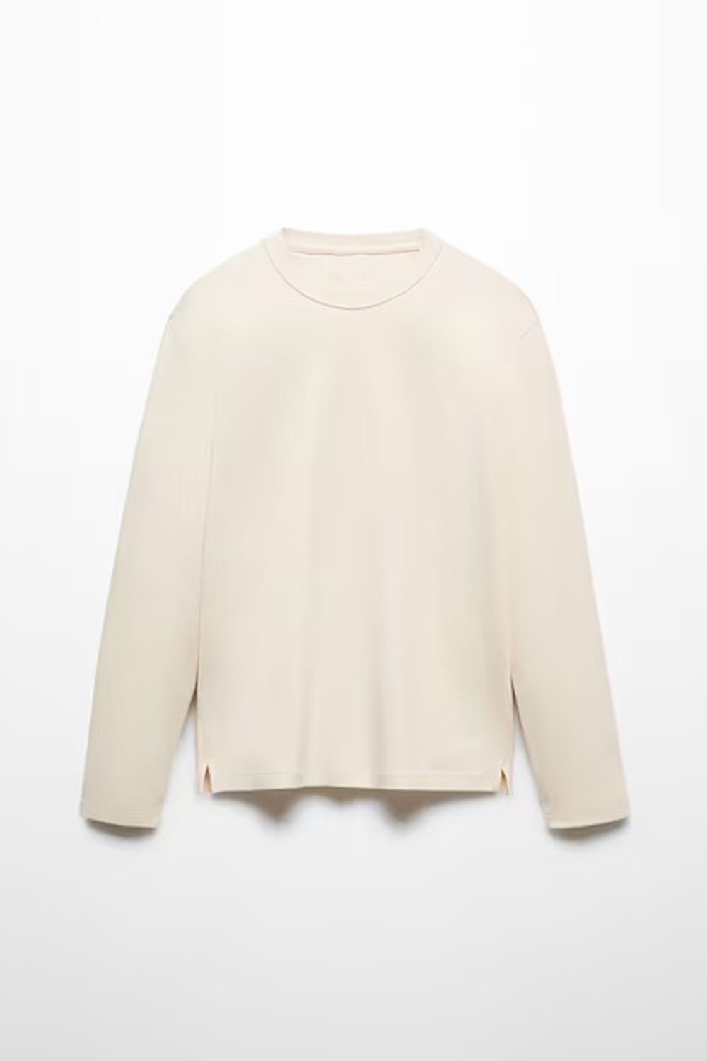 Light Fabric Long-Sleeved T-Shirt