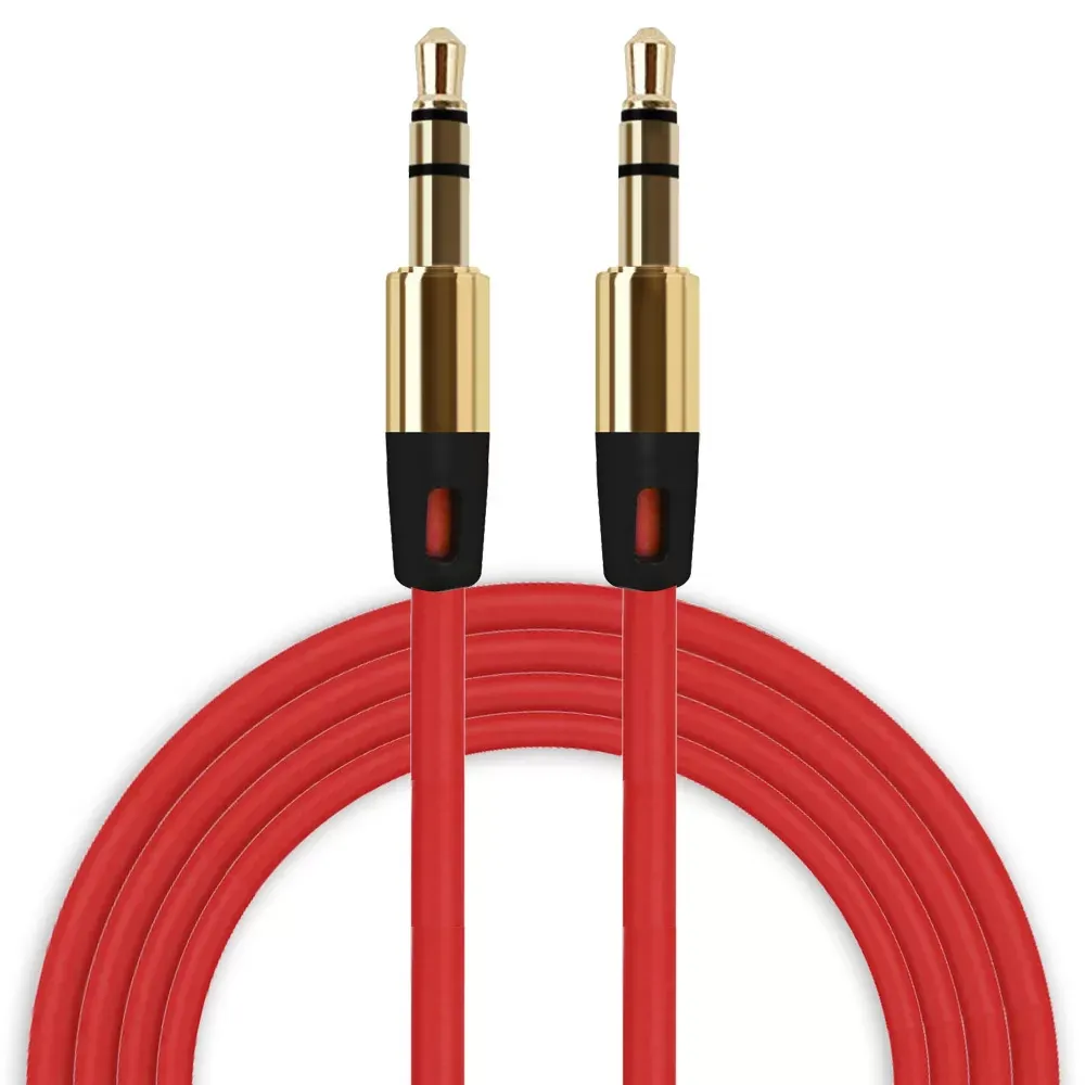 CARPPRIE Factory Price 3.5mm Auxiliary Cable Audio Cable Male To Male Flat Aux Cabledrop Shipping