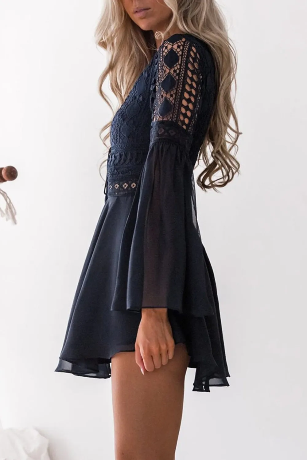 Alyse Dress (Navy) - BEST SELLING