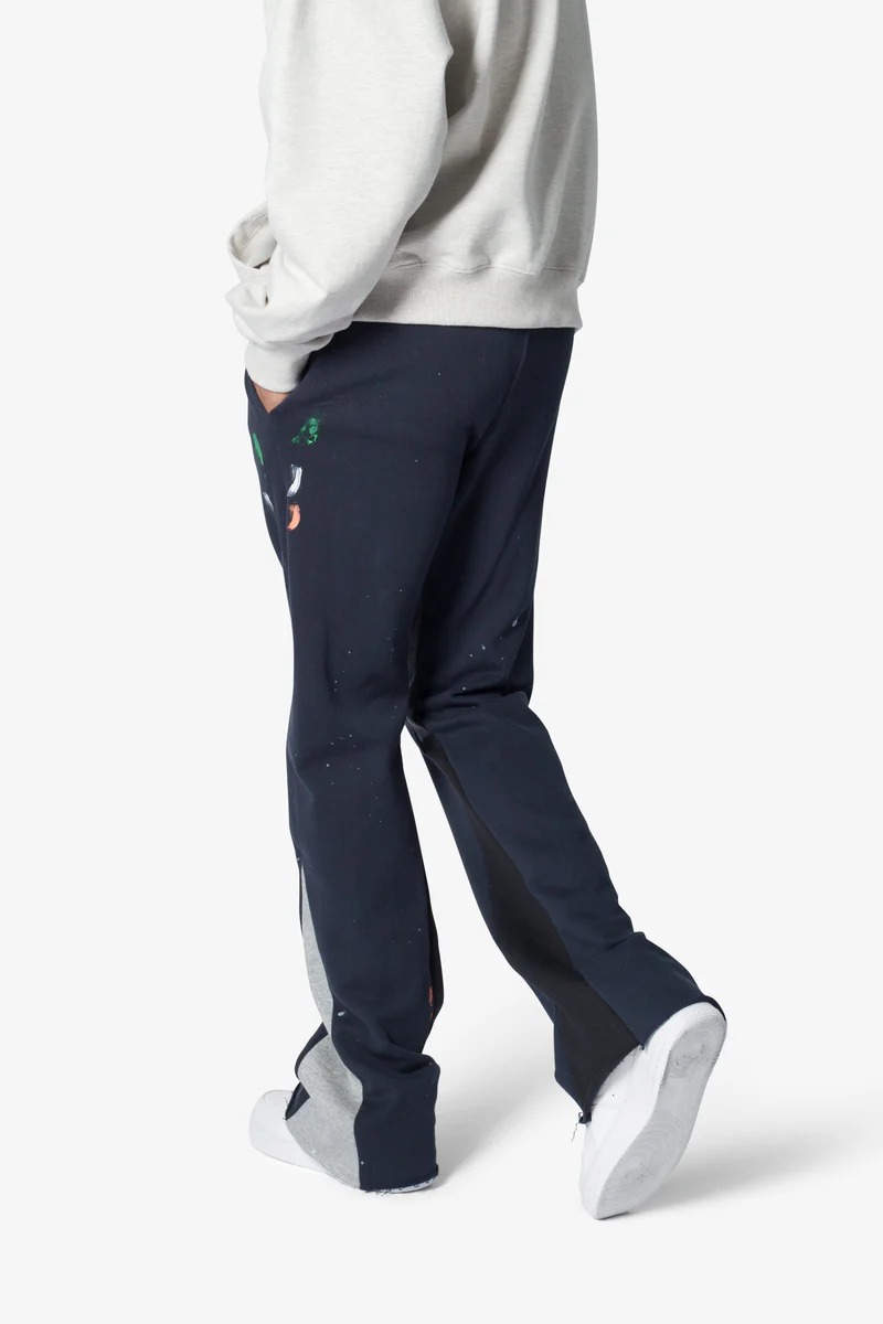 CONTRAST BOOTCUT DAILY SWEATPANTS