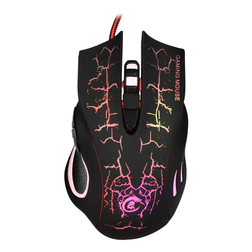 Ergonomic Wired Gaming Mouse 7 Button LED 5500DPI USB Computer Mouse Gamer Mice Silent Mause With Backlight For PC Laptop