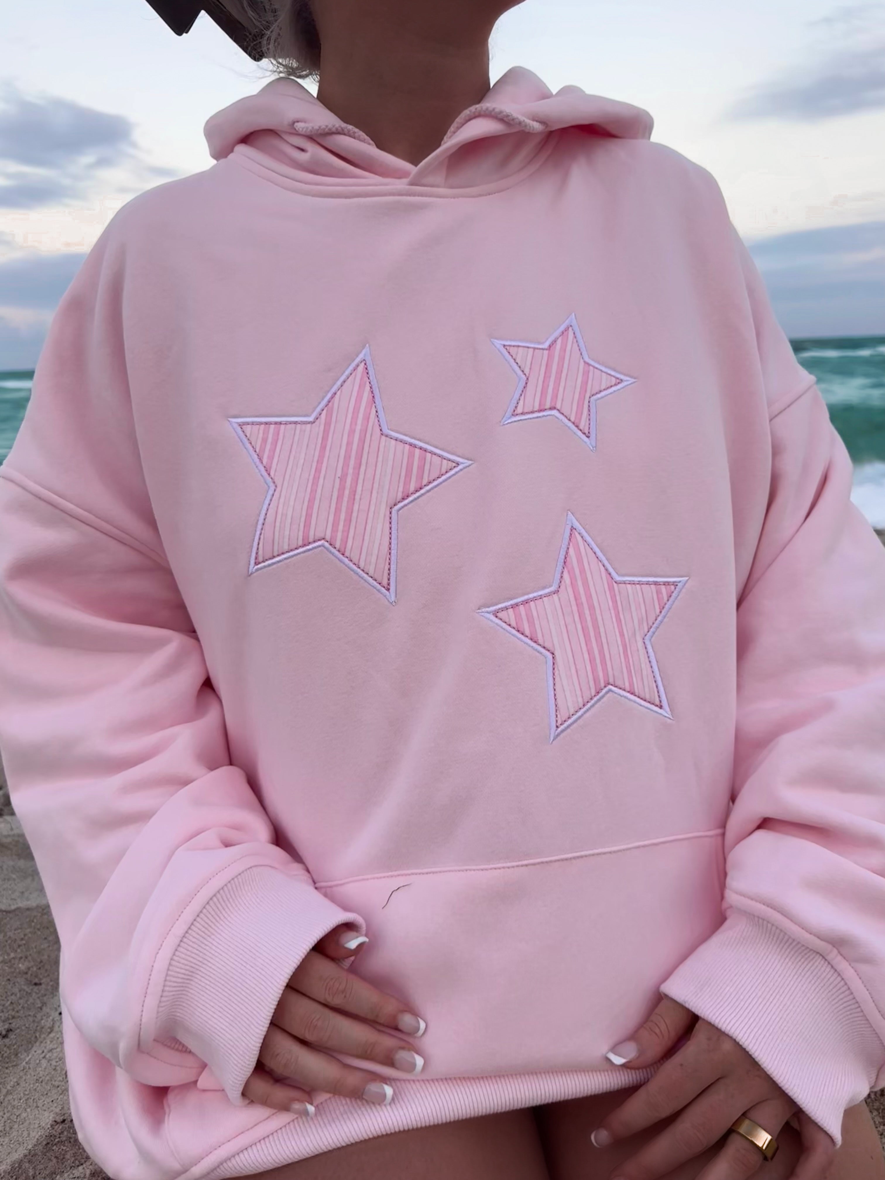 Star Lux Striped Hoodie