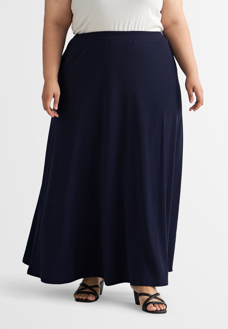 Ribbed Quarantine Flare Skirt