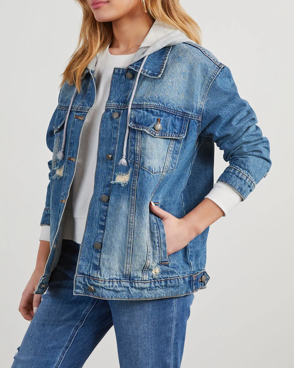 Rudberg Hooded Denim Jacket