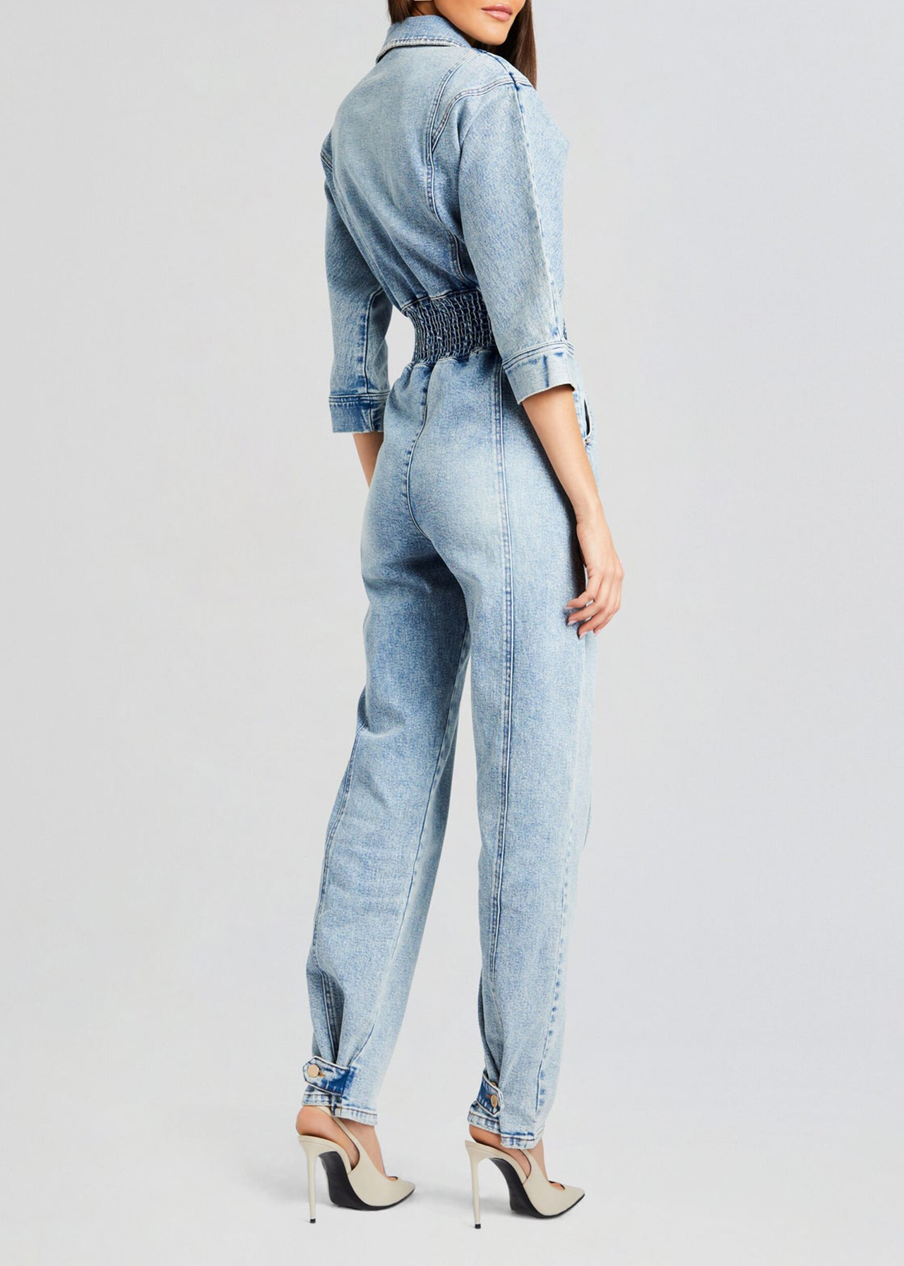 Ellis Lapel Collar Jumpsuit