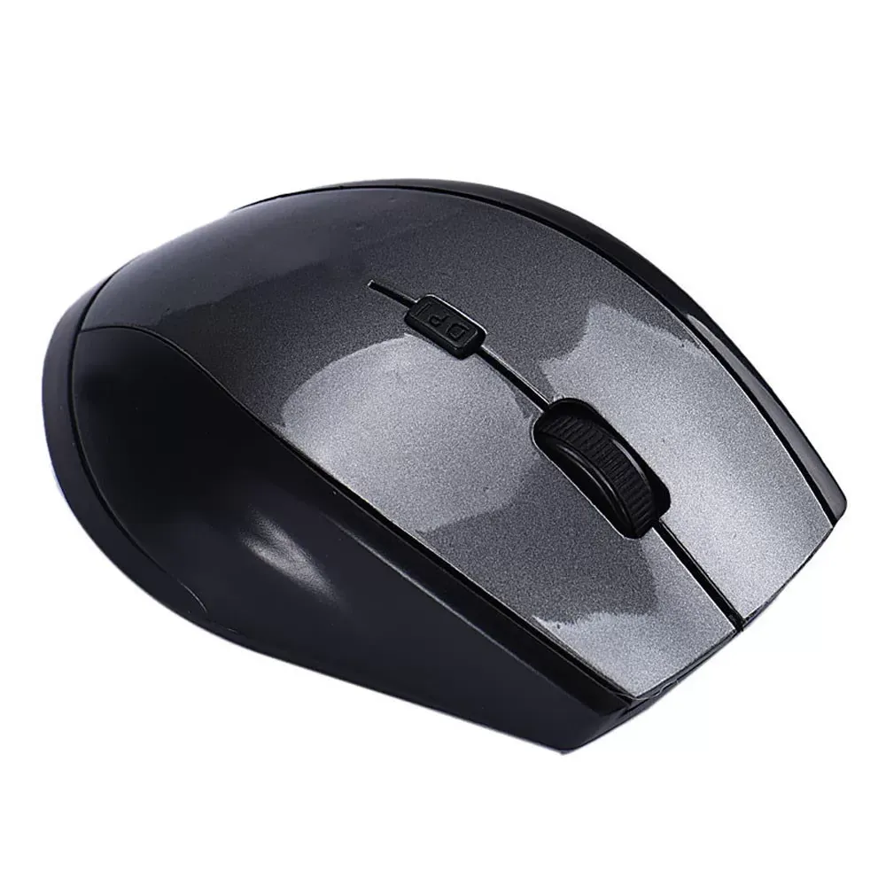 2.4GHz Wireless Optical Gaming Mouse Mice Gray Portable Ergonomic Computer Silent PC Desktop Laptop Accessories