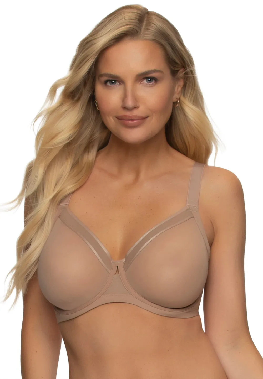 Felina Ethereal Sheer Mesh Unlined Underwire Bra