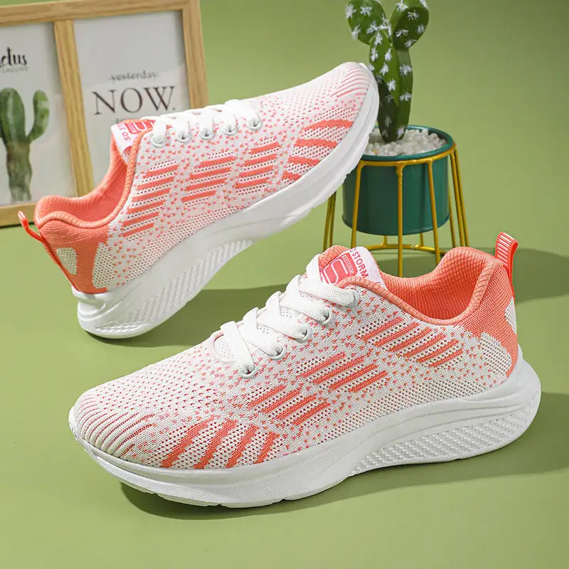 Cilool Platform Air Mesh Casual Sports Sneakers