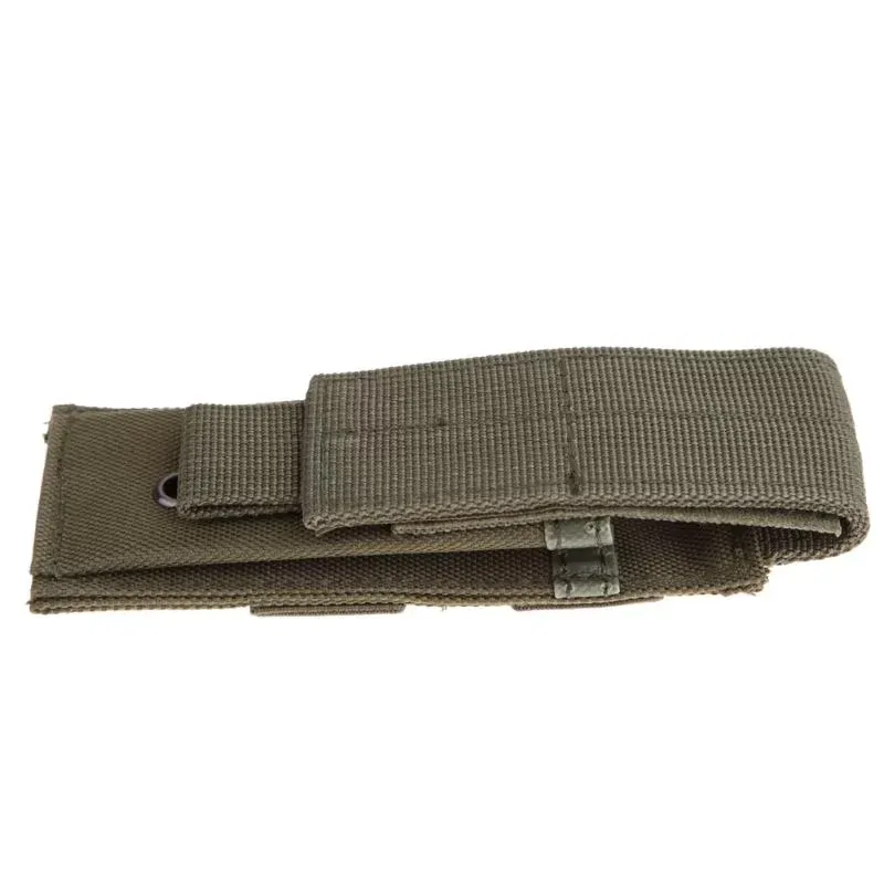 Tactical Single Pistol Magazine Pouch Military Molle System Pouch Knife Flashlight Sheath Pouch Hunting Camo Bags