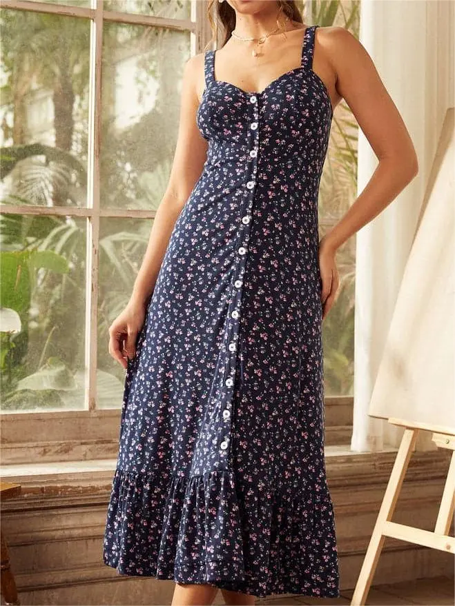 Party on the Prairie Grounds Midi Dress