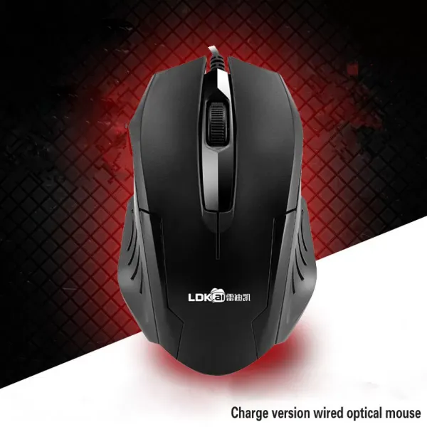 Mini Optical Mice USB 3D Wired Gaming 1200dpi Mouse Portable Ergonomic Computer Silent PC Gamer Desktop Laptop Accessories