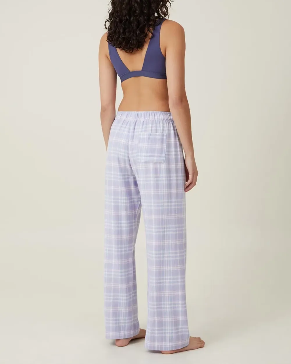 Flannel Boyfriend Boxer Pants