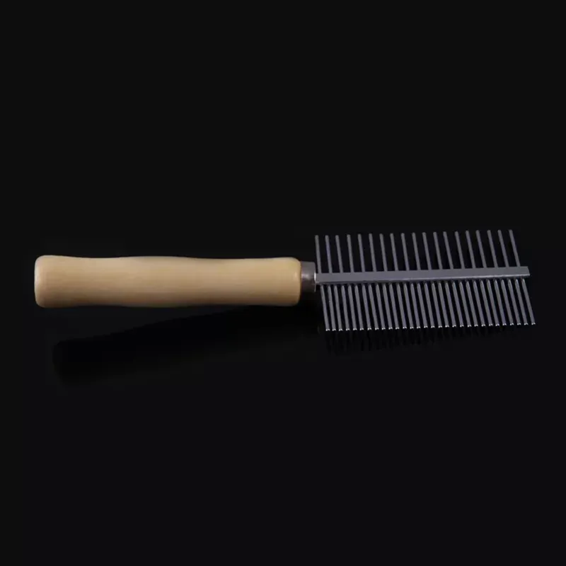 Multi-usage Stainless Steel Pet Dog Cat Combs brush Long Thick Hair Fur Shedding Remove Rake Comb Pets Grooming Brush 17 X 7cm