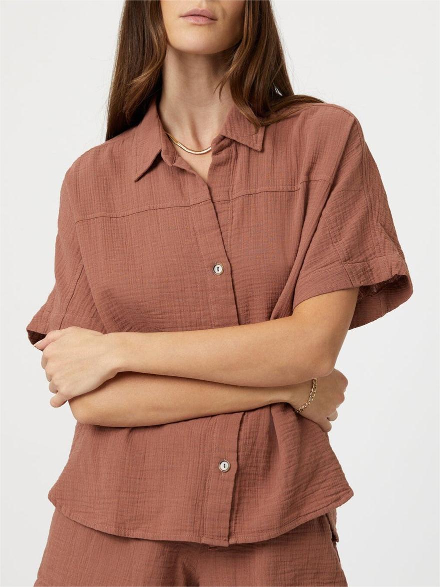 Gauze Short Sleeve Shirt