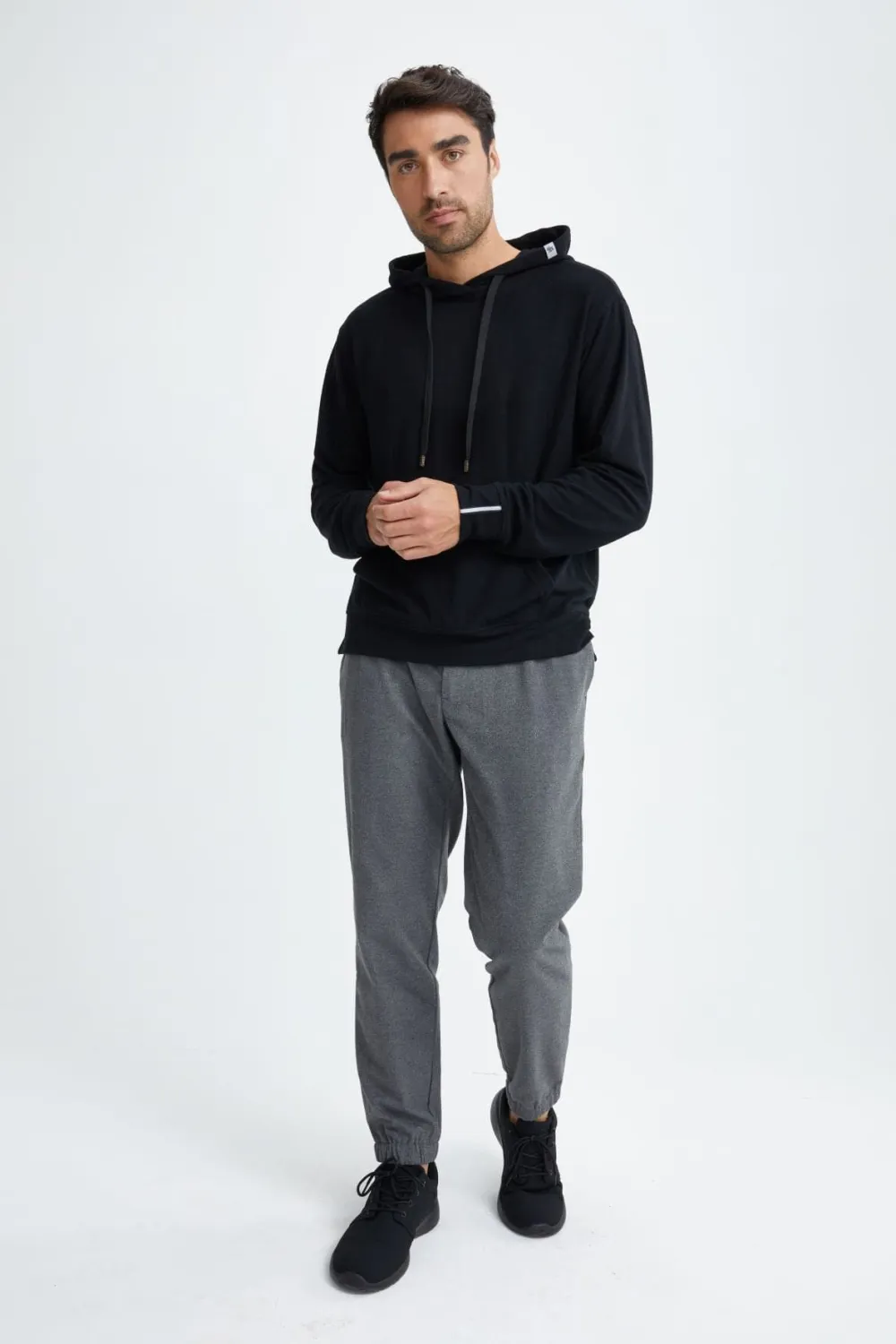 ROVER - Black T-Series Fleece Knit Hoodie