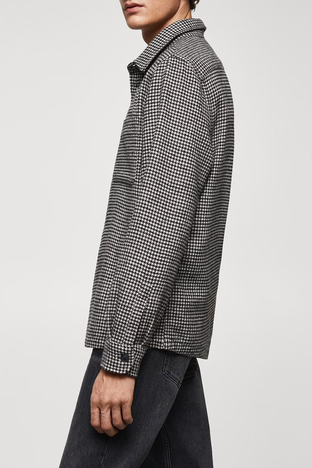 Houndstooth overshirt