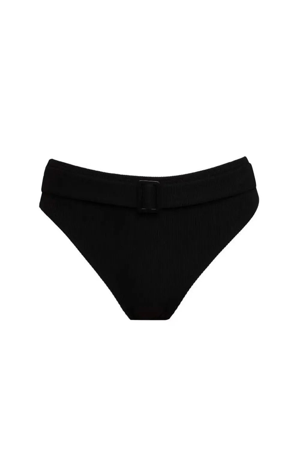 Regular Fit Square Buckle Bikini Bottom