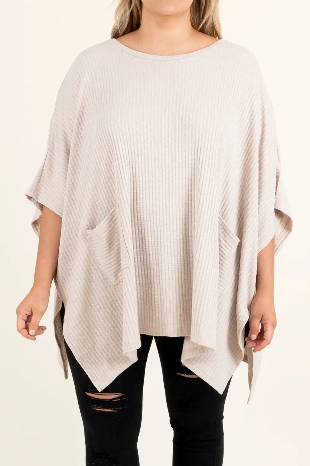 Chosen Path Poncho, Oatmeal