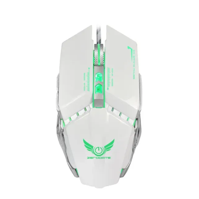 Ergonomic design 3200dpi 7-Key programmable professional game mouse, led dazzling luminous, suitable for laptop and pc