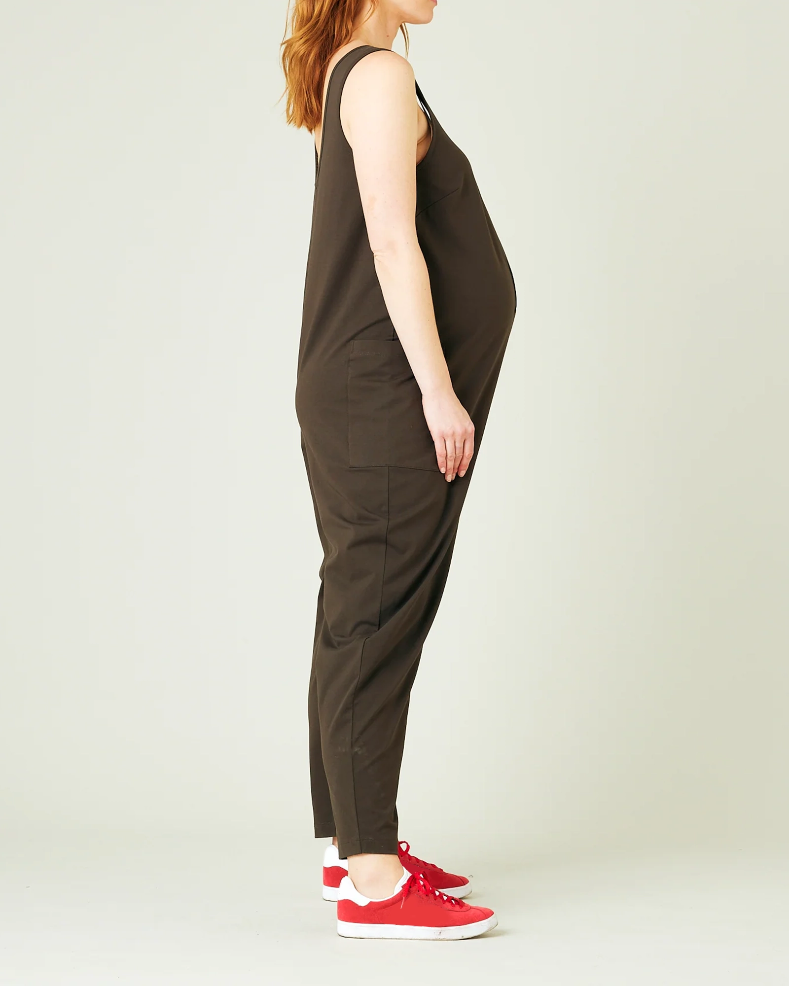 COCOA COTTON JERSEY JUMPSUIT