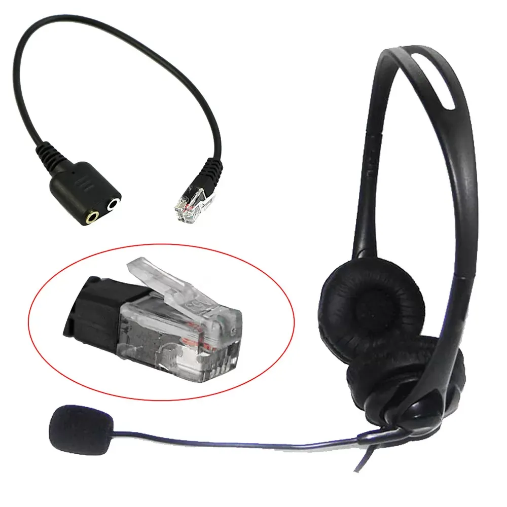 Best Sellers Factory Price 3.5mm Female To RJ9 Jack Adapter Convertor PC Headset Telephone Using Cable Dropshipping Mar3