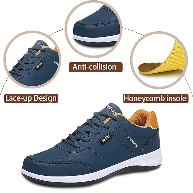 🔥Last Day Sale 60% OFF🔥 - Men Arch Support & Breathable and Light & Non-Slip Shoes - Comfy Casual Walking Orthopedic Shoes