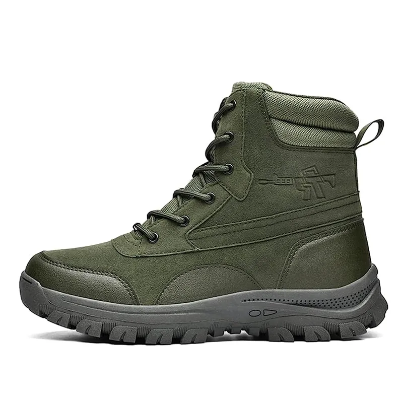 Men's Combat Boots Waterproof Non-Slip Tactical Boots Composite Safety Toe Work Boots