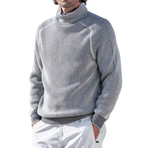 Men's Cashmere Turtleneck Sweater