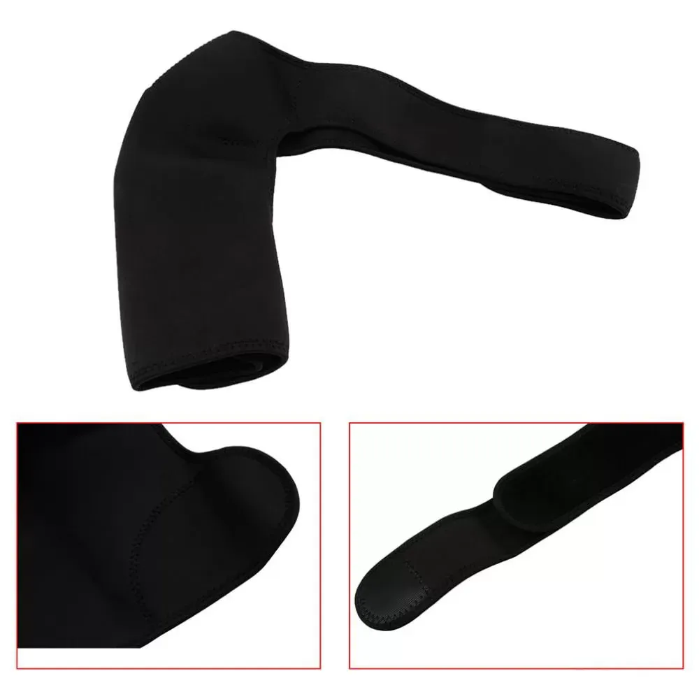 Right / Lift Neoprene Brace Dislocation Injury Arthritis Pain Shoulder Support Strap Ajustable for Sports Healing and Prevention