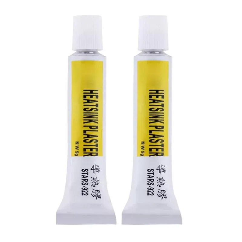 2Pcs Heatsink Plaster Thermal Silicone Grease Adhesive Paste Strong Adhesive Compound Glue For Heat Sink Sticky Props