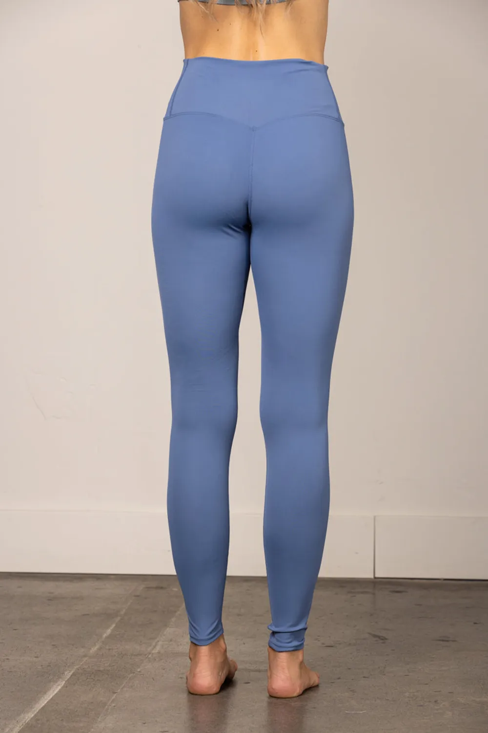 CRANBERRY BLUE HIGH-RISE LEGGINGS