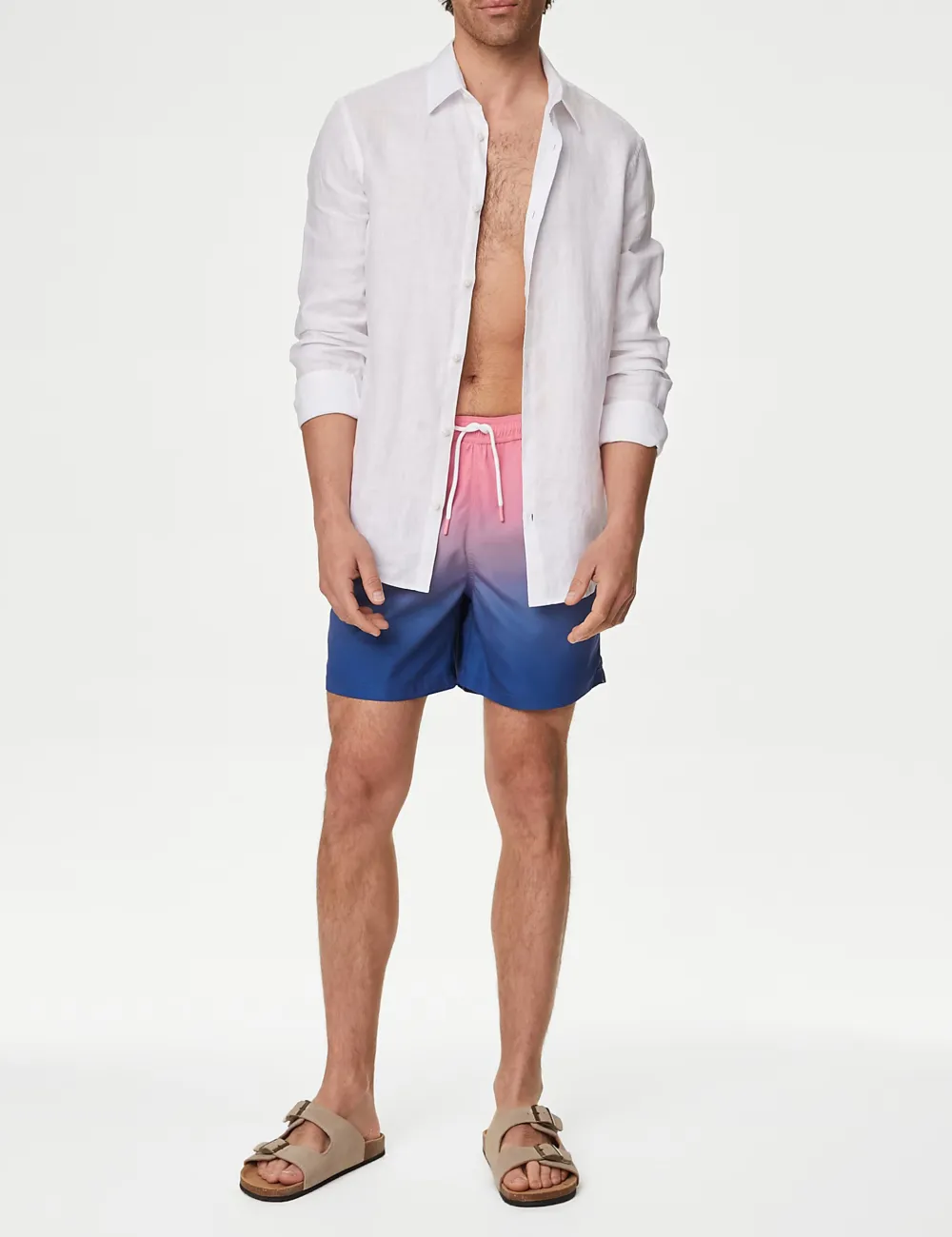 Quick Dry Ombre Swim Shorts